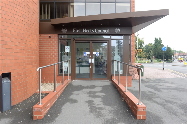 East Herts Council Charringtons entrance
